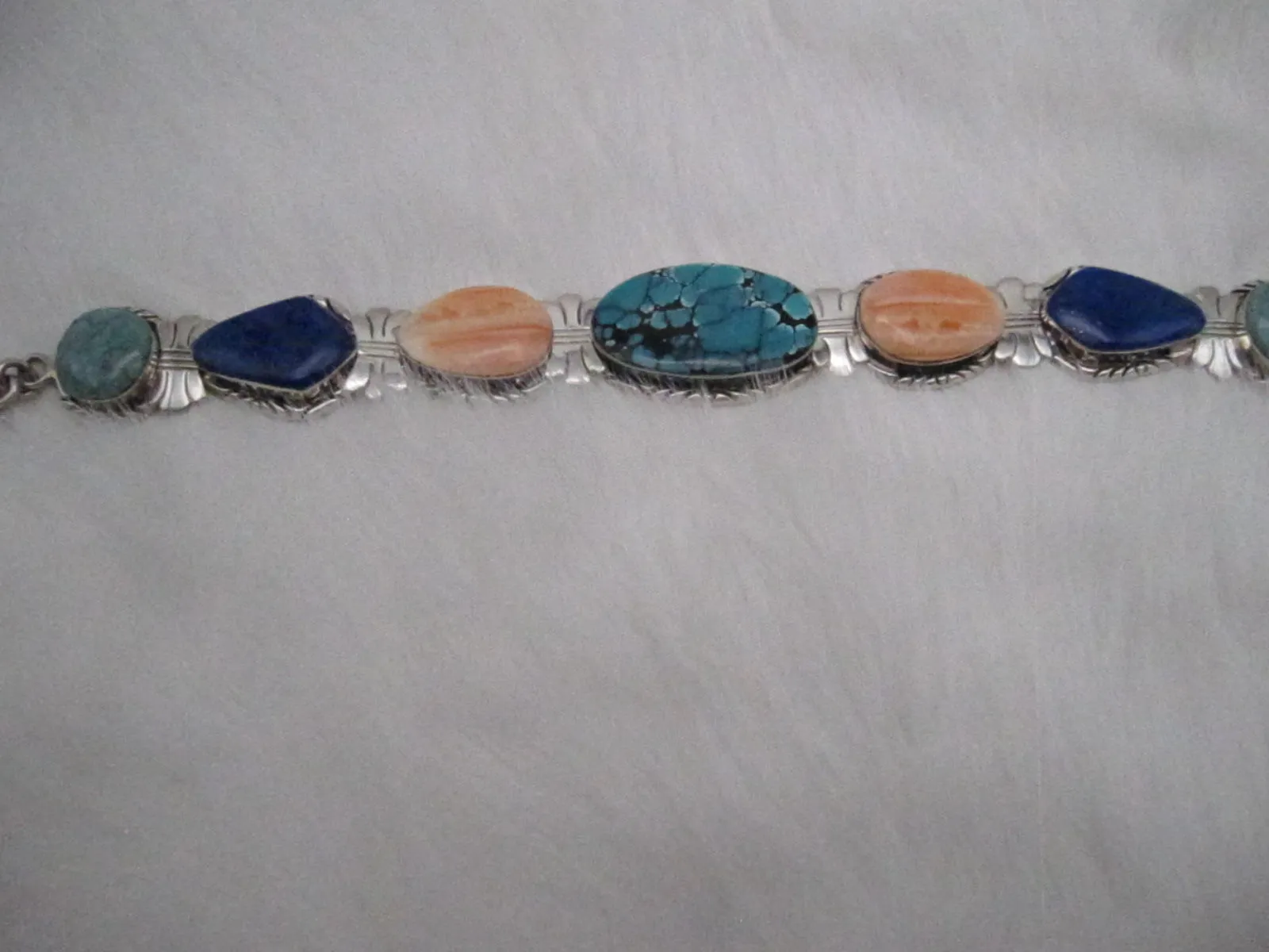 Multi Stone Link Bracelet