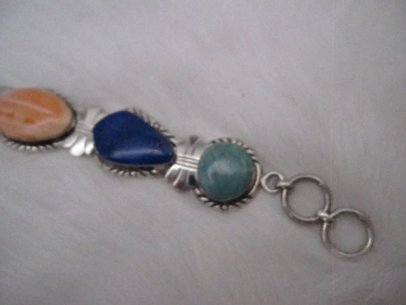 Multi Stone Link Bracelet