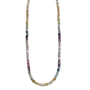 Multicolor Fluorite Beaded Necklace