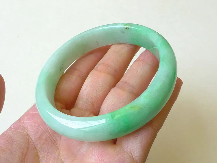Natural Jade Bangle Jadeite Bangle Internal Diameter 58.5mm BER398