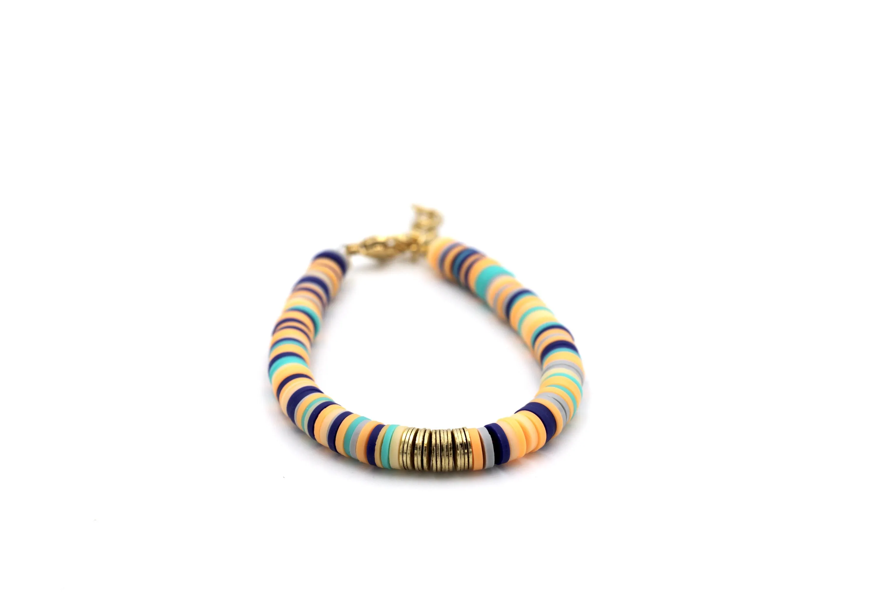 Orange and Turquoise Bracelet