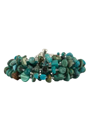 Paige Wallace Turquoise Mixed Stone Bracelet
