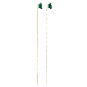 Pear emerald threader