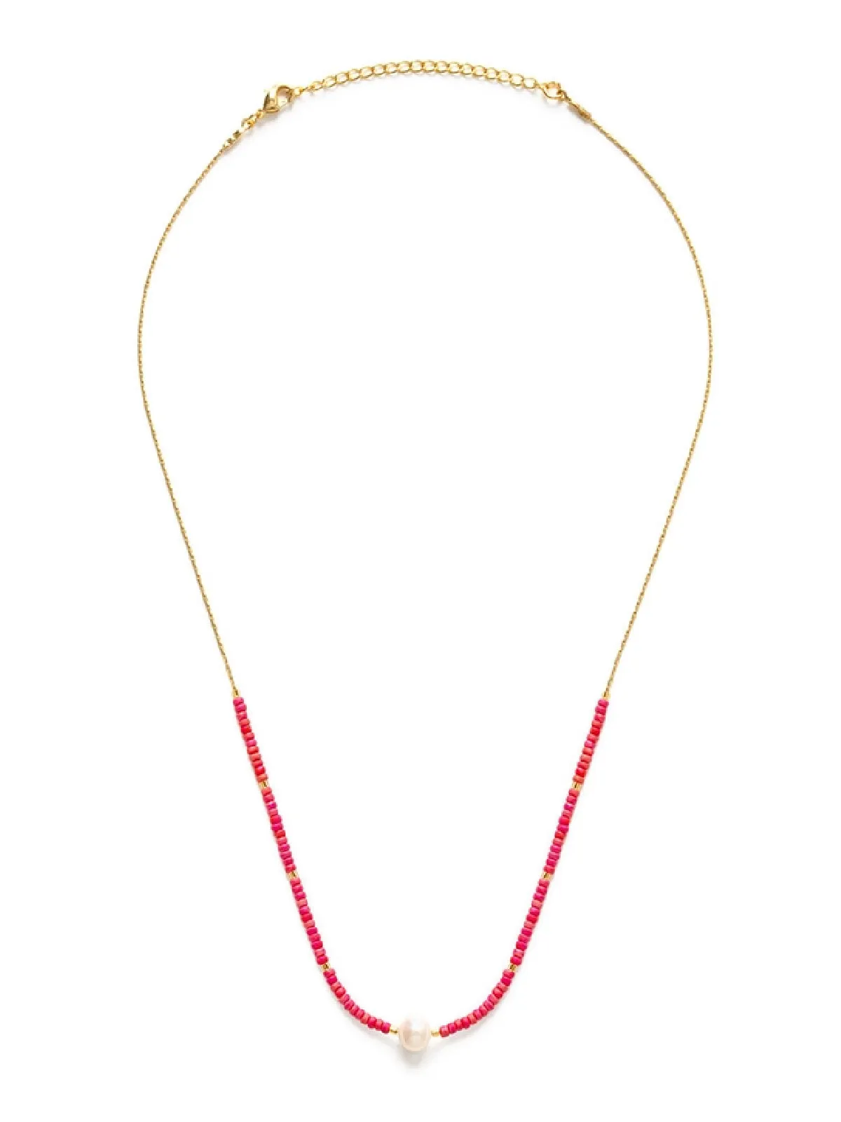 Pearl & Miyuki Bead Necklace by Amano Studio