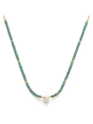 Pearl & Miyuki Bead Necklace by Amano Studio