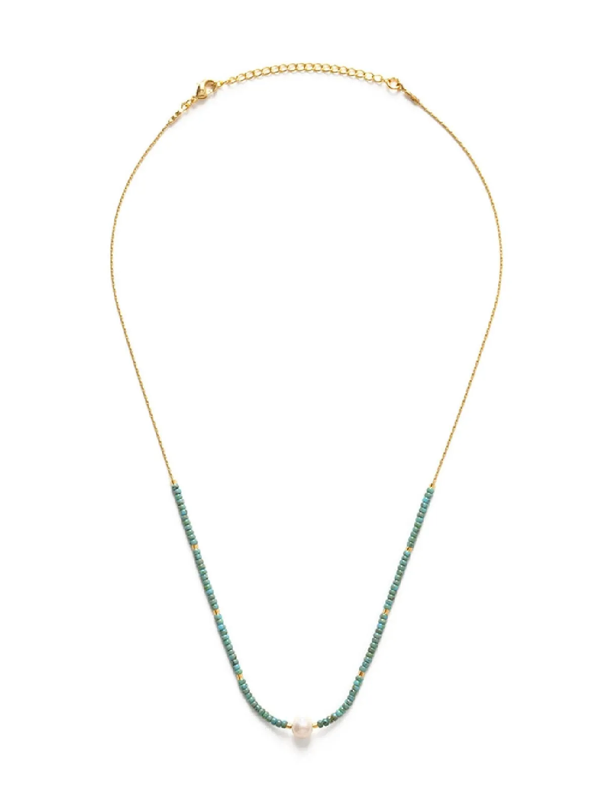 Pearl & Miyuki Bead Necklace by Amano Studio