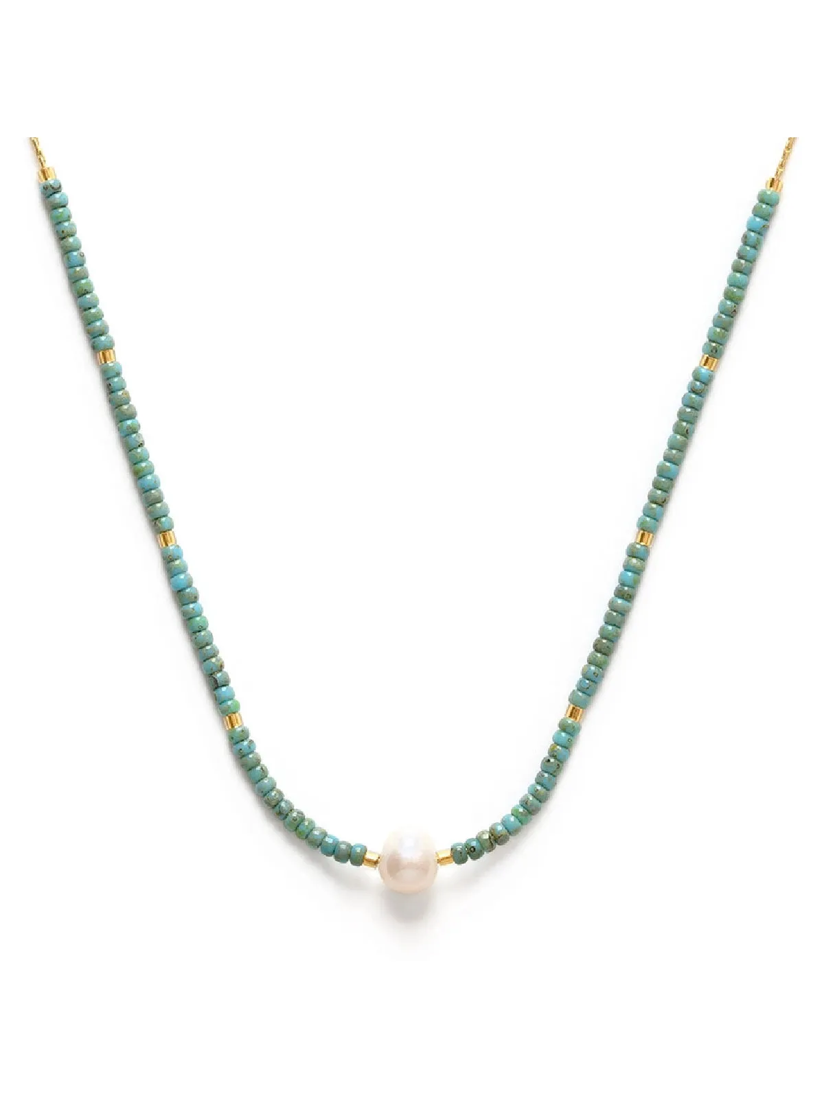 Pearl & Miyuki Bead Necklace by Amano Studio