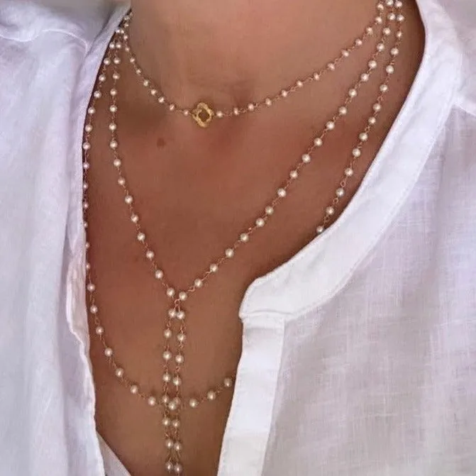 Pearl Choker - Clover