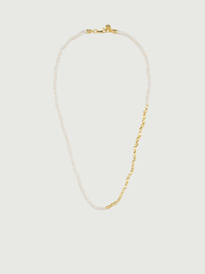 Pearl Nugget Beaded Necklace