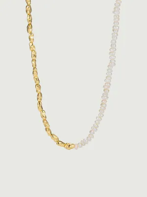 Pearl Nugget Beaded Necklace