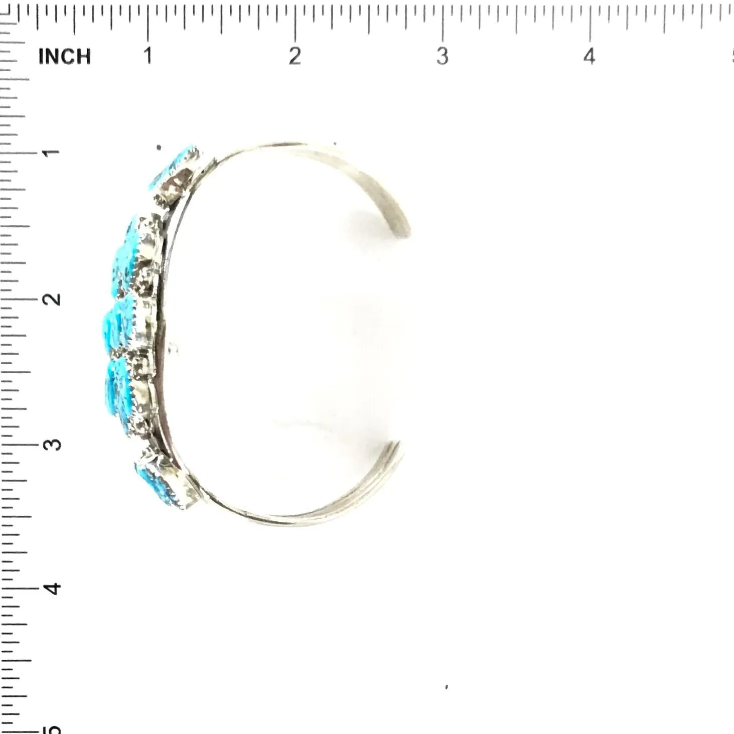 Pearlene Spencer Turquoise Cluster Bracelet