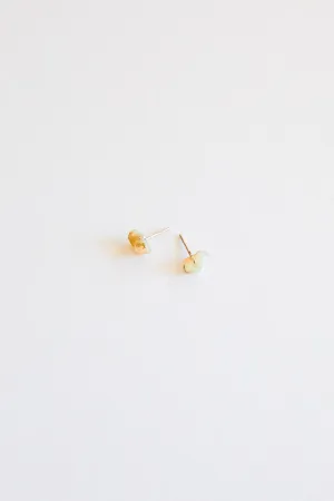 Raw Opal Studs