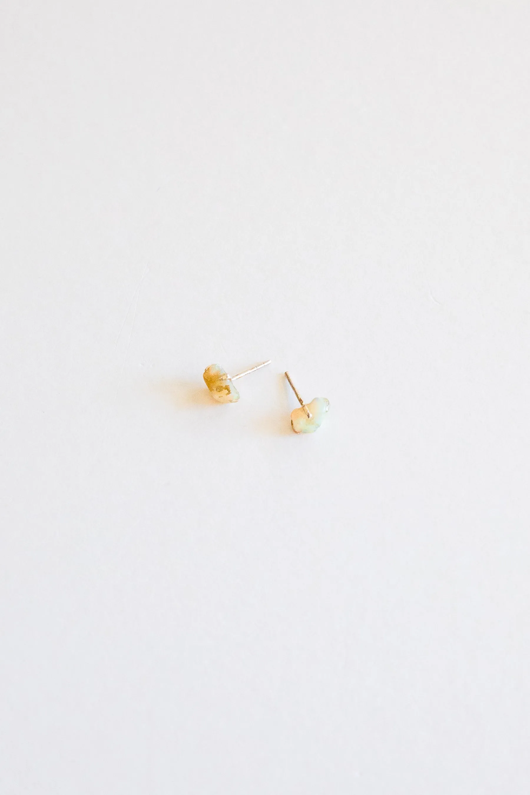 Raw Opal Studs