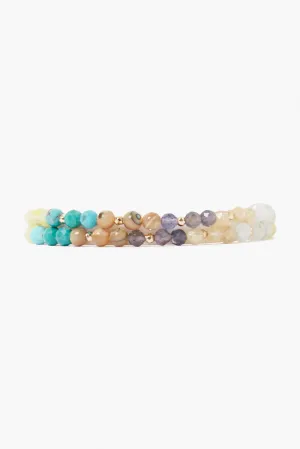 Rio Naked Wrap Bracelet Turquoise Mix