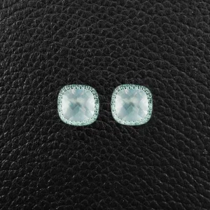 Rose Quartz & Diamond Earrings