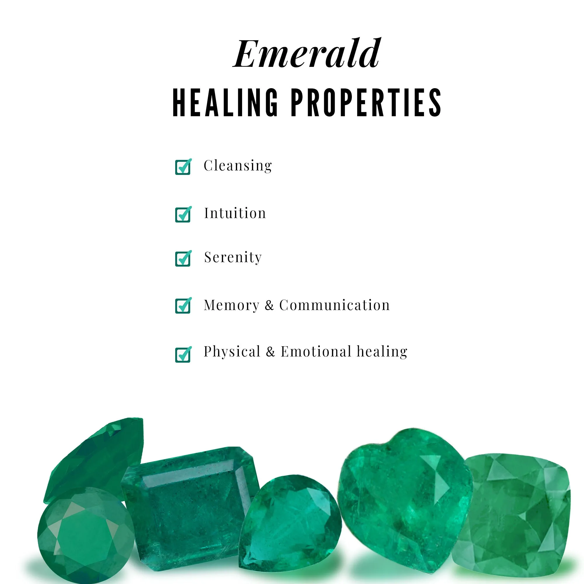Round Shape Emerald and Diamond Heart Pendant