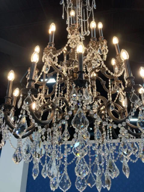 *SCHONBEK CHANDELIER 25 LIGHTS 3 TIERS