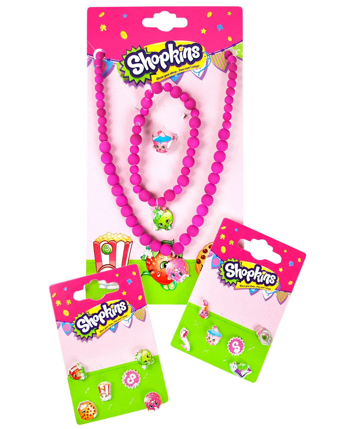 Shopkins Beaded Jewellery and Earring Set