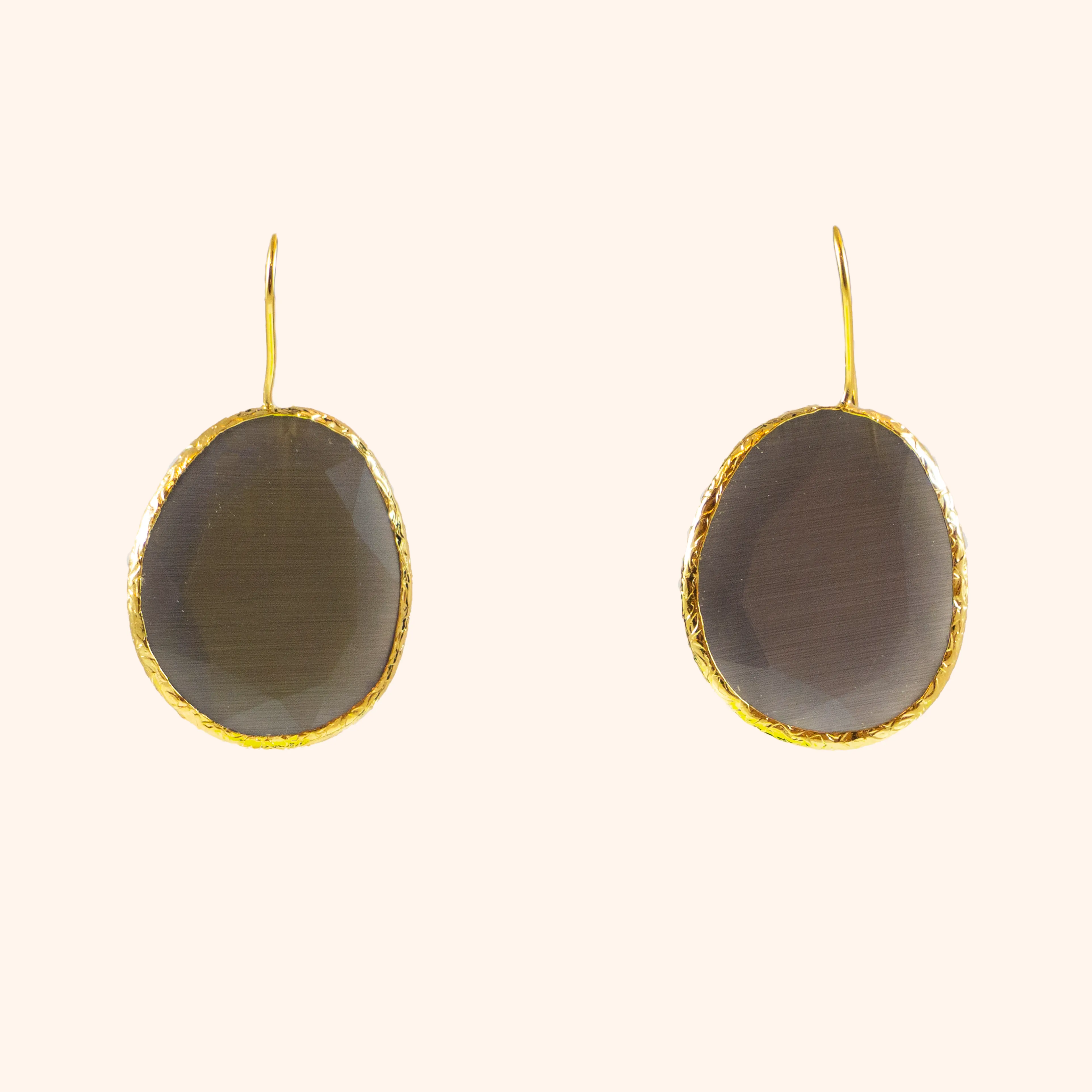 Smoke Quartz Drop Earrings