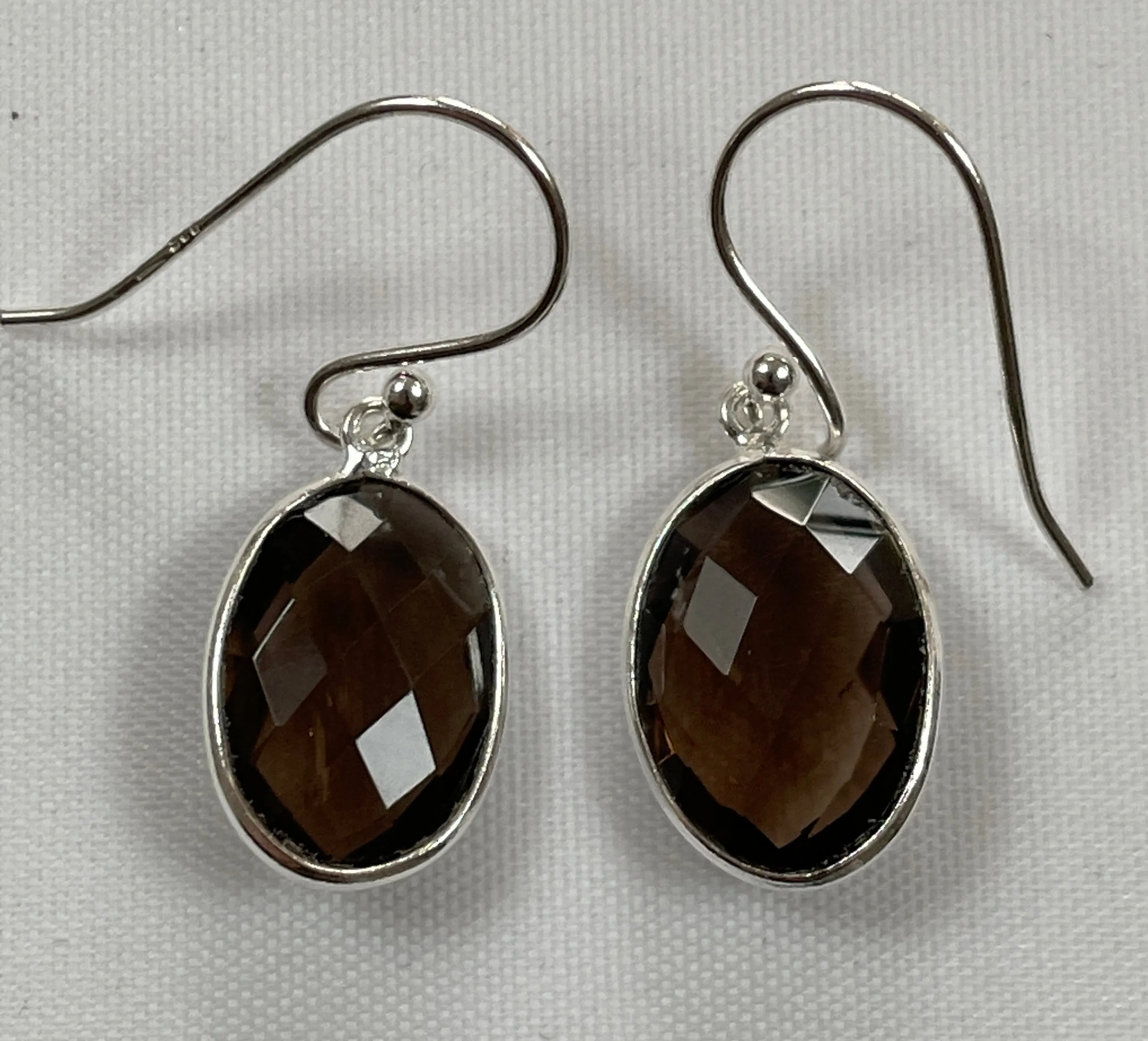 Smokey Quartz Drop Earrings