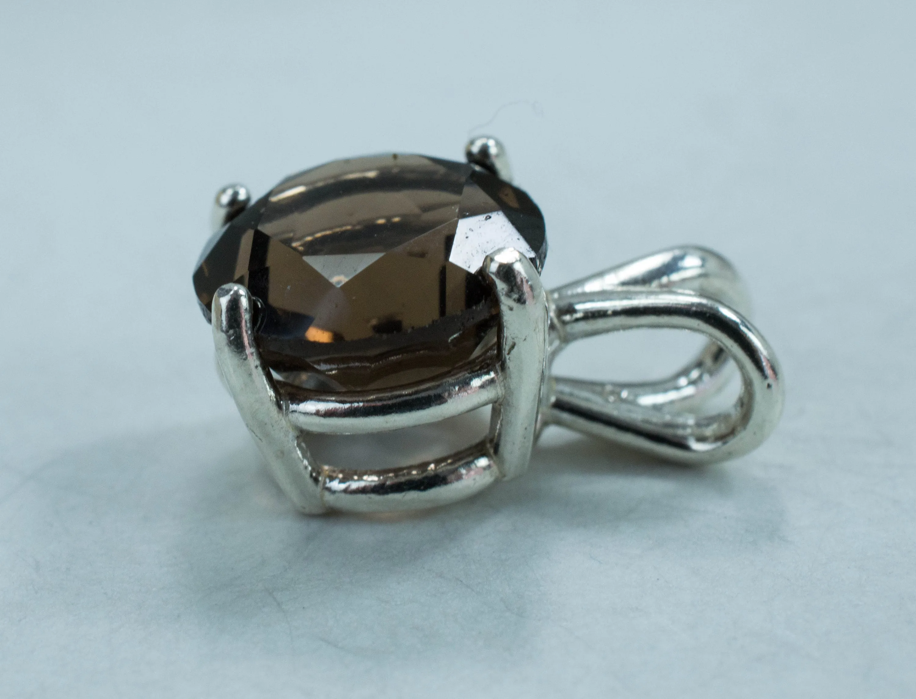 Smoky Quartz Pendant; Genuine Untreated USA Quartz