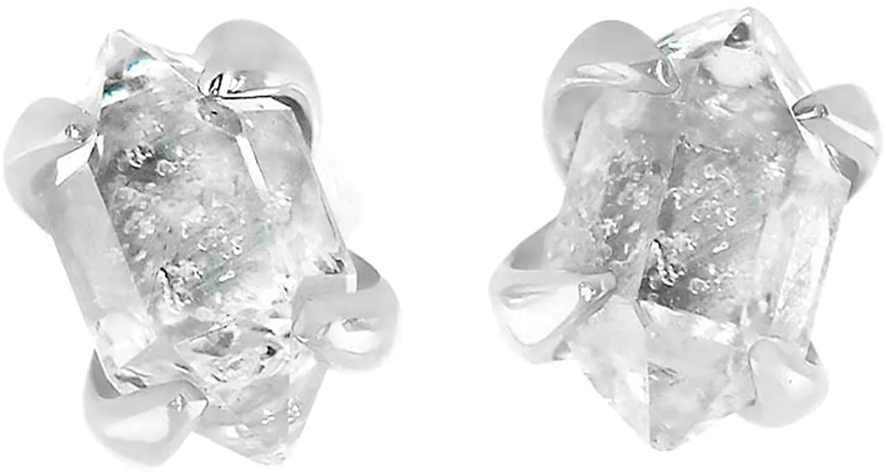 Starborn Herkimer Diamond 925 Sterling Silver Post Earrings