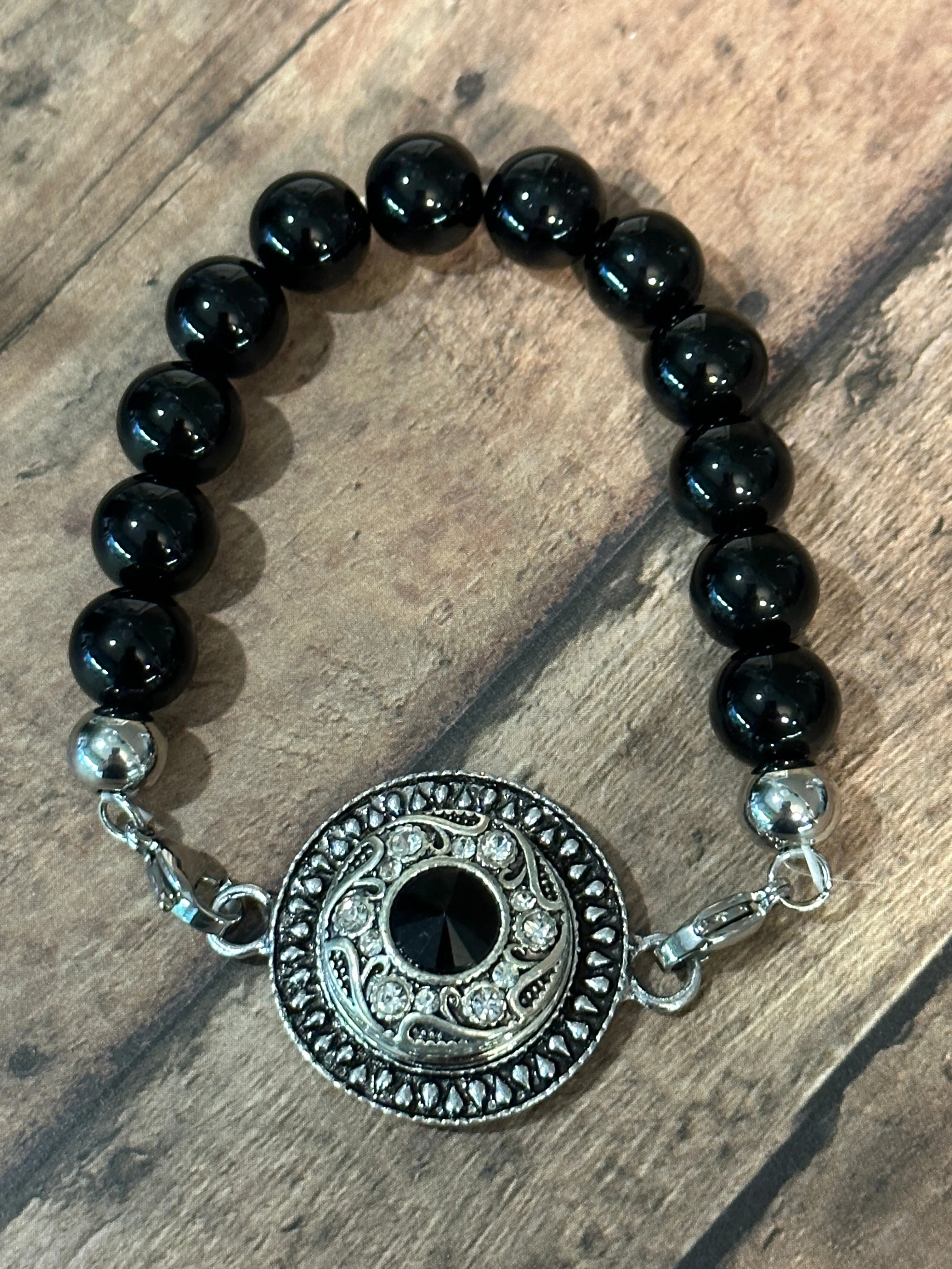 STRETCH Bead Snap Bracelet