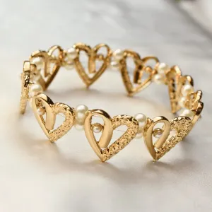 TFC Queen of Hearts Gold Plated Bracelet
