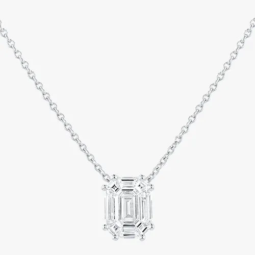 The Composite Emerald Cut Necklace