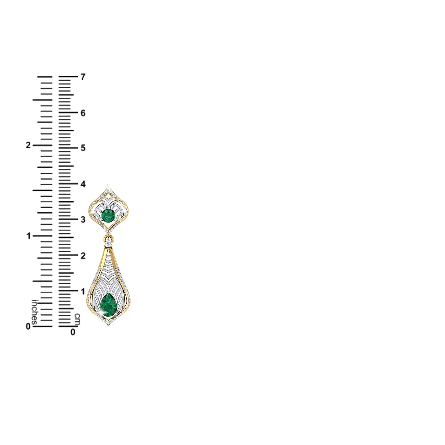 THE EMERALD REGALIA EARRINGS
