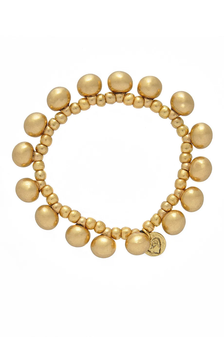 TOTEM Gold Beads Stretch Bracelet