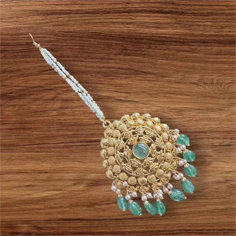 Traditional choker set in gold plated silver ( READY TO SHIP )