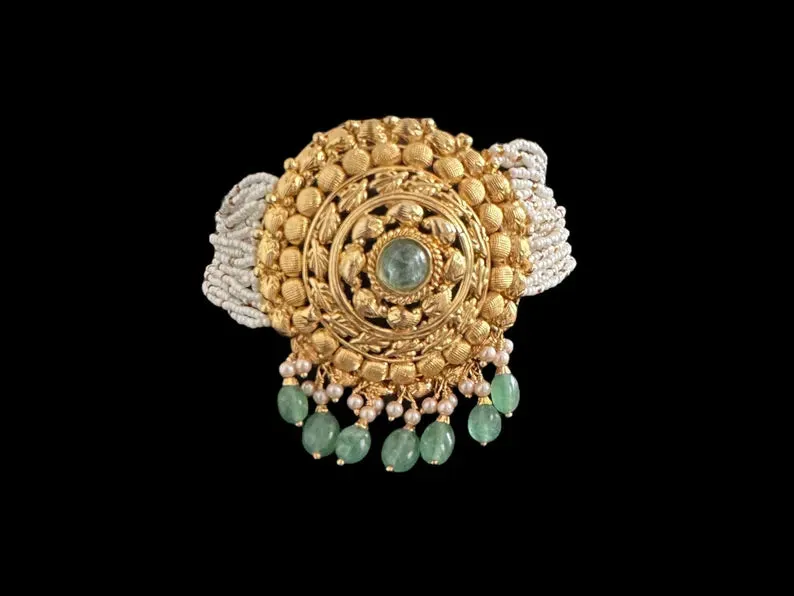 Traditional choker set in gold plated silver ( READY TO SHIP )