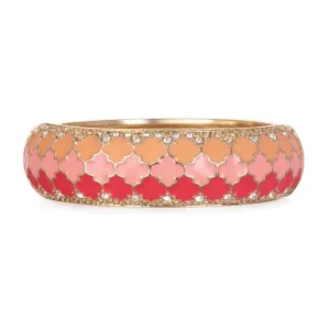 Tuile Coral Wide Bangle Bracelet