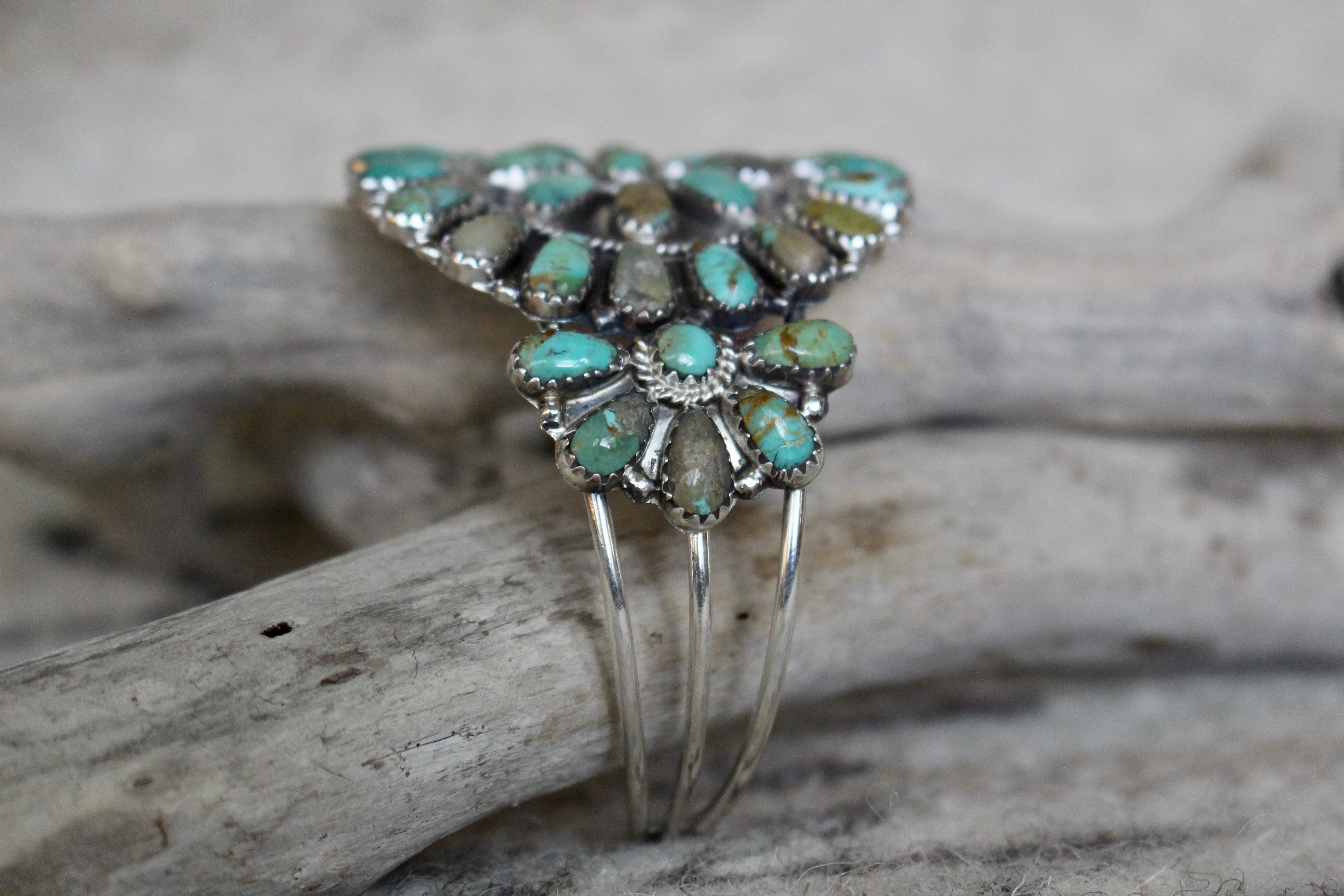 Turquoise Desert Cluster Bracelet