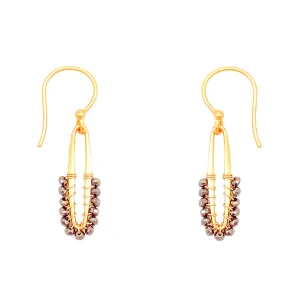 Verona Earrings - Pyrite